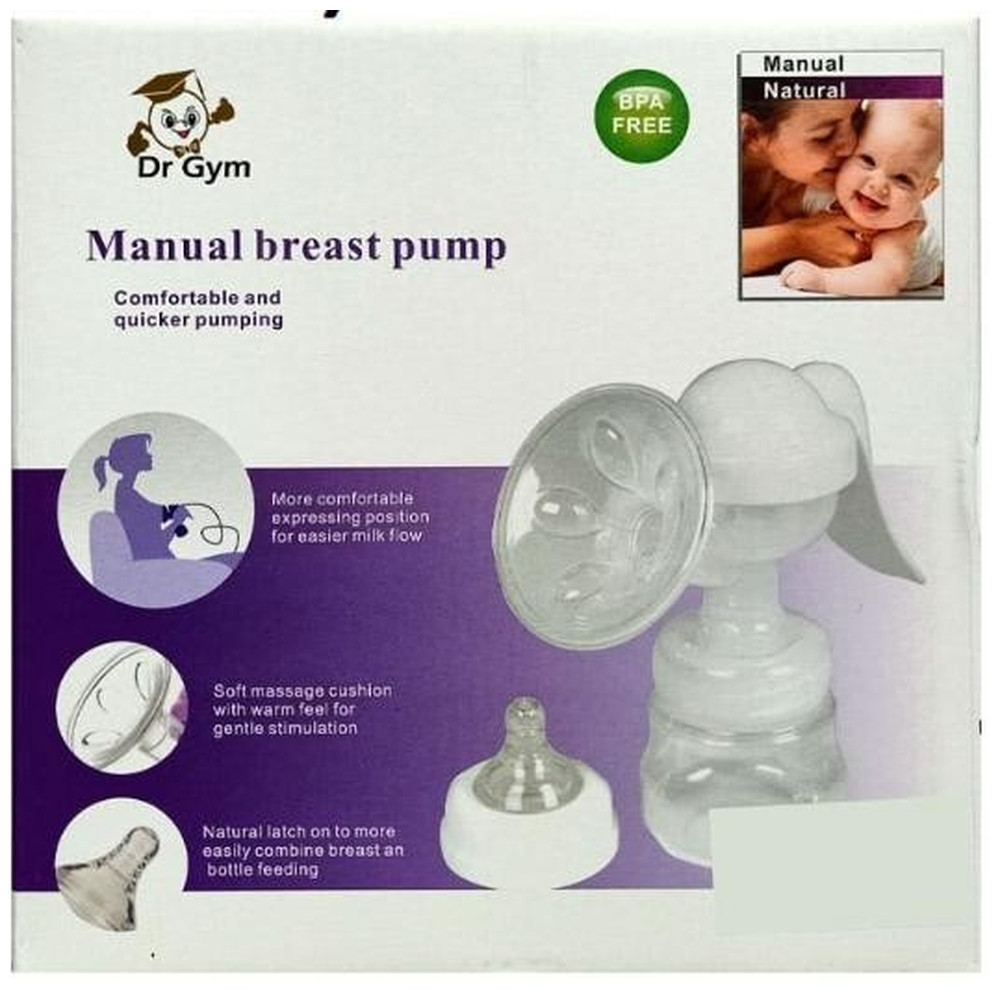 208 MANUAL BREAST PUMP WHITE PGY-211