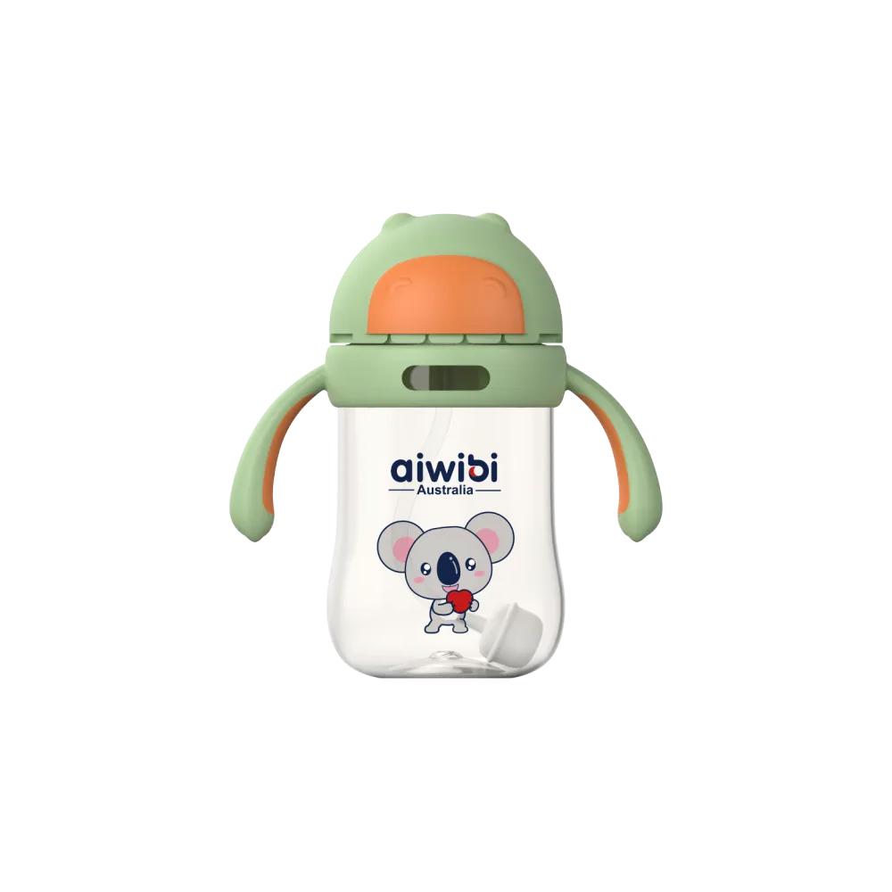 Aiwibi Baby Feeding Bottle With Straw 300ml