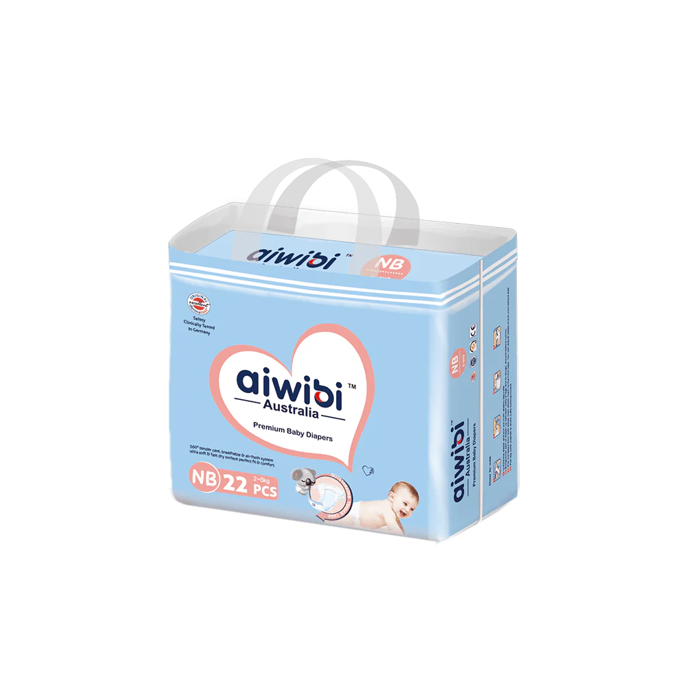 Aiwibi Australian Premium Baby Diapers Tape NB-22