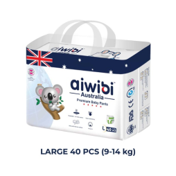 Aiwibi Australian Premium Baby Diaper Pant L-40