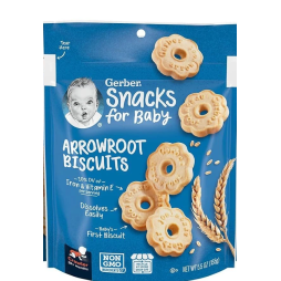 GERBER ARROWROOT BISCUITS