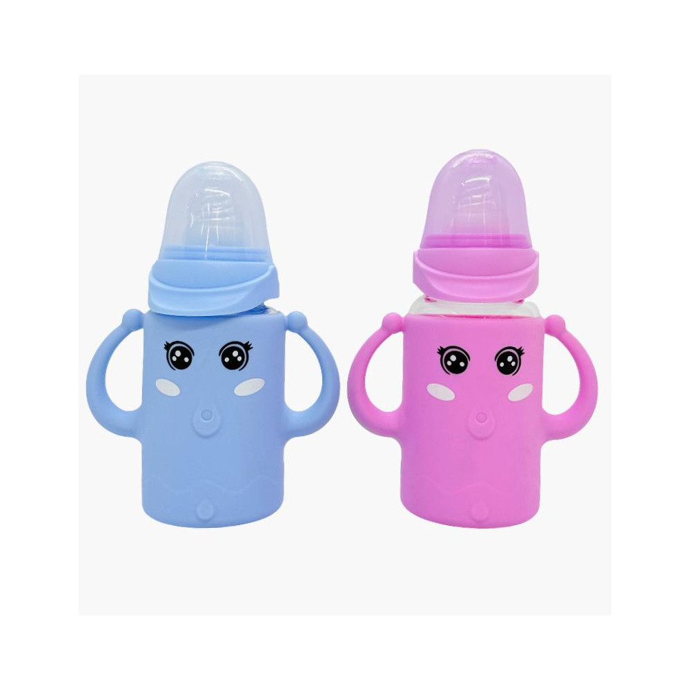 KB-46 FEEDING BOTTLE 120ML  MOUTH STRAIGHT 426D PGY-222