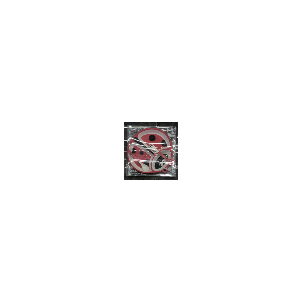 778-3P RED BEETLE CARTOON 3 PCS SET 14M PGY-227