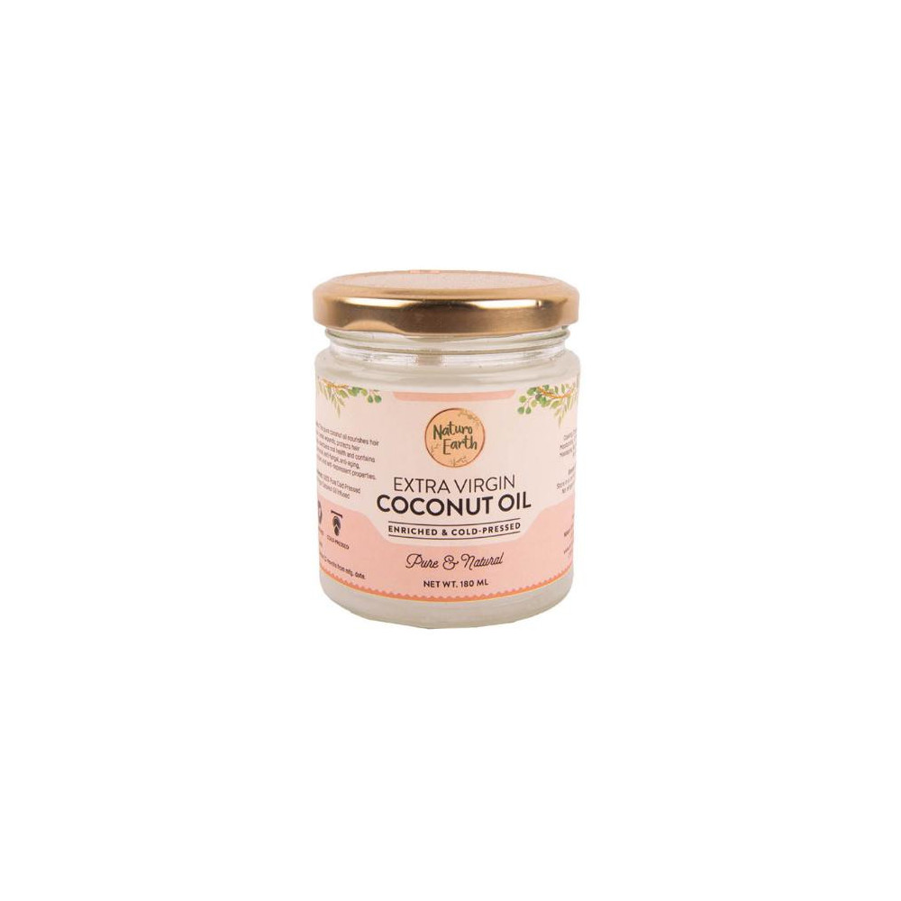NATURO EARTH VIRGIN COCONUT OIL WHITE JAR