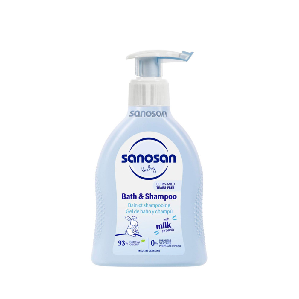 SANOSAN BABY BATH & SHAPOO DISPENSER 200ML